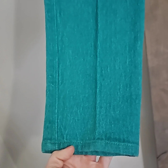 Vintage Kelly green skinny jeans. Size 9/10 juniors. - Picture 3 of 7